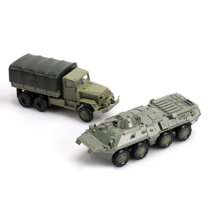 1/72%204D%20Assembly%20Military%20Vehicle%20Model%20M35%20Truck%20Hummer%20M3%20Armored%20Vehicles%20Building%20Kit%20Toy%20WW2%20Soldier%20Models%20Gift%20-%20Image%208