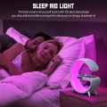15W Multifunctional RGB Night light Wireless Charger Alarm Clock Lamp Bluetooth Speaker with APP Control For iPhone 14 13 12 11. 