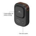 Portable Waist Clip Fan Wearable Belt Fan 2000mAh Battery Powered Rechargeable Body Fan for Outdoor Works Farm Hiking. 