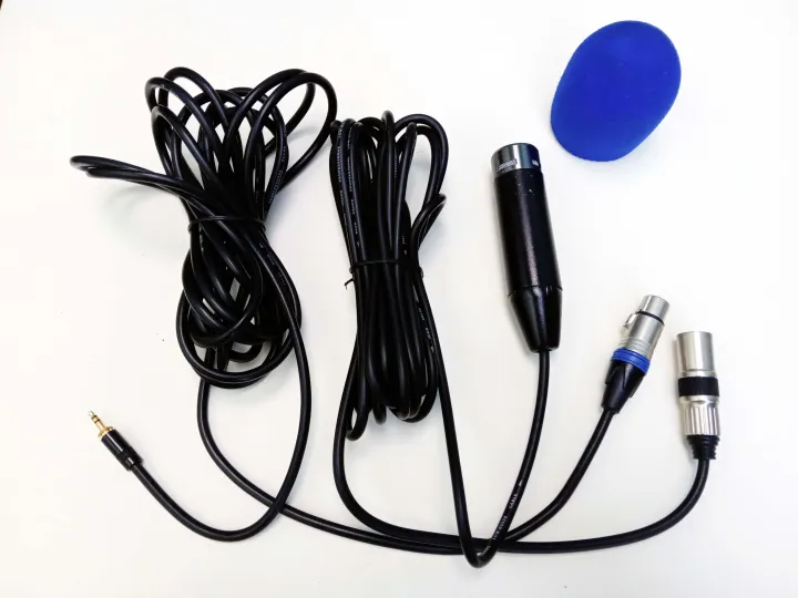 WAZ%20Microphone%20for%20Camera%20using%20Shure%20959%20mic%20Coil%20with%2024-%2030%20feet%20Long%20Wire%203.5mm%20jack%20-%20Image%202