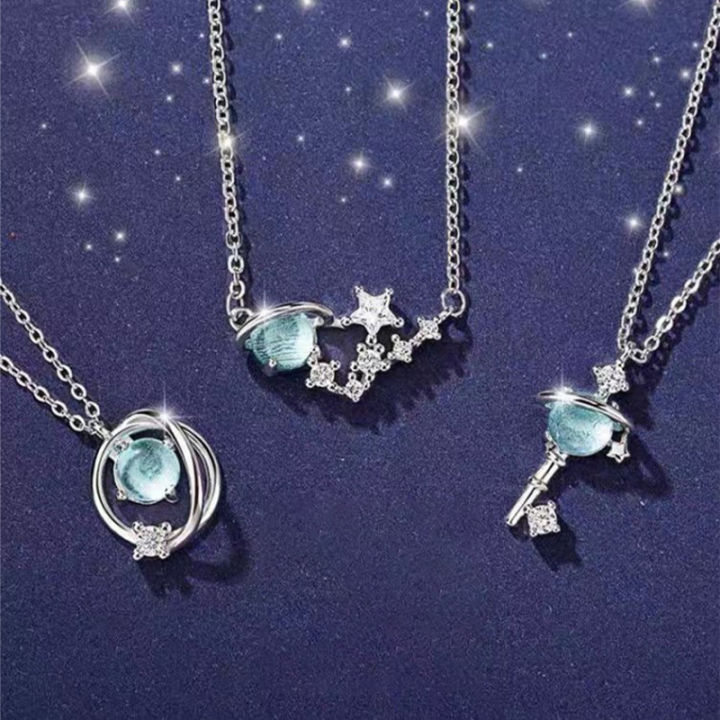 Star Key Necklace Female Korean Female Student Chain Pendant Necklace Girl Best Nicle