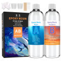 【Shop the Look】 1:1 Epoxy Resin Glue Kits AB High Adhesive Transparent Hardener DIY Epoxy Resin Jewelry Making Complete Kits Glue Sets.