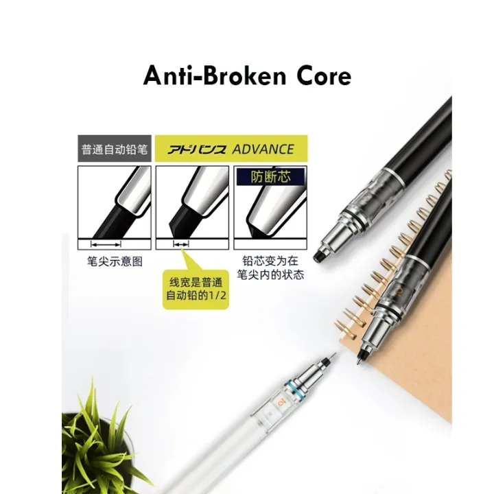 %E3%80%90Free-delivery%E3%80%91%20-559%20stationery%20KURA%20T%20Japan%20UNI%20OGA%20mechanical%20pencil%200.5mm%20auto-rotation%20drawing%20pencil%20M5%20cute%20school%20supplies%20-%20Image%202