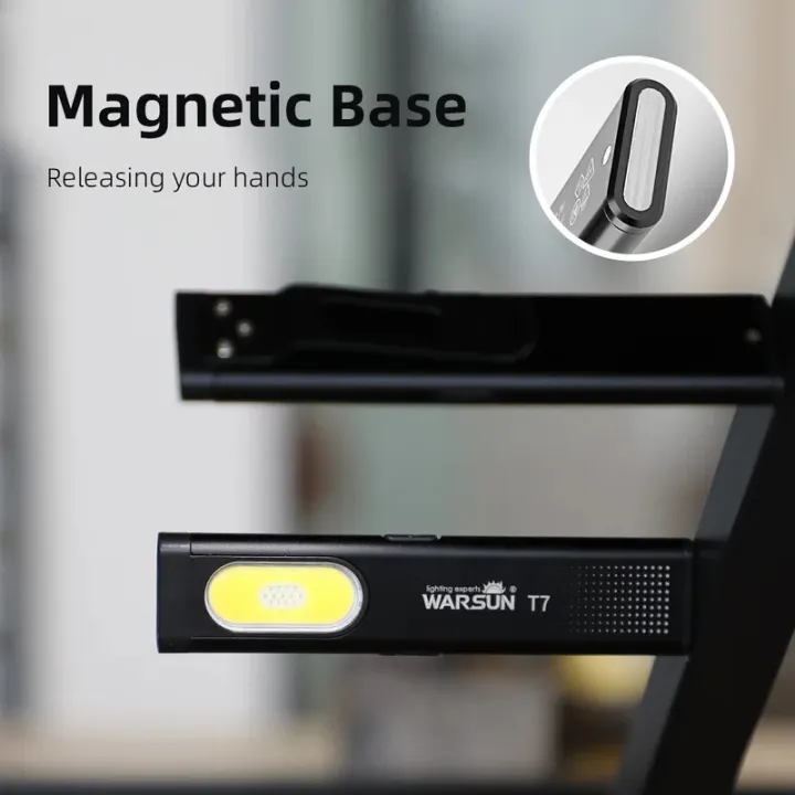 Warsun%20led%20keychain%20flashlight%20USB-C%20rechargeable%20800lm%20portable%20mini%20torch%20light%20pocket%20lantern%20flood%20work%20light%20with%20magnet%20-%20Image%202