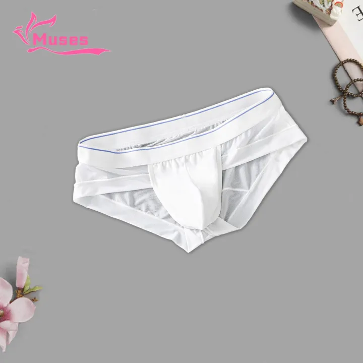 %E3%80%90Best%20value%E3%80%91%20Muses%20Mall%20Men%20Summer%20Briefs%20Men's%20Summer%203d%20Pouch%20Solid%20Color%20Breathable%20Underwear%20Comfortable%20Quick%20Drying%20Quick%20Drying%20Men%20Briefs%20-%20Image%202