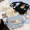 Waterproof Nylon Crossbody Bags For Women Shoulder Bags Youth Fashion Ladies Handbag Messenger Bag Teenagers Girls School Bags.