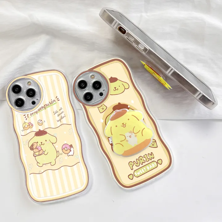 AMORVOR%20for%20Redmi%20Note%2010%20Pro%20/%20Note%2010%20Pro%20Max%20Back%20Cover%20(With%20Free%20Holder)%20Cute%20Lovely%20Soft%20Wavy%20Phone%20Case%20Camera%20Protection%20Transparent%20TPU%20Soft%20Cover%20-%20Image%205