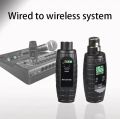 Mini System UHF XLR System Wired to Wireless Microphone Transmitter Microphone Adapter. 