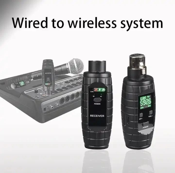 Mini%20System%20UHF%20XLR%20System%20Wired%20to%20Wireless%20Microphone%20Transmitter%20Microphone%20Adapter%20-%20Image%204