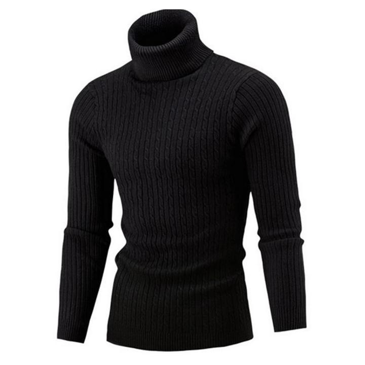 1Pc%20M/L/XL/XXL%20Fashion%20Comfortable%20Men%20Slim%20Fit%20Turtleneck%20Solid%20Color%20Long%20Sleeve%20Knitted%20Sweater%20Pullover%20Top%20%C2%A0%D1%81%D0%B2%D0%B8%D1%82%D0%B5%D1%80%20-%20Image%202