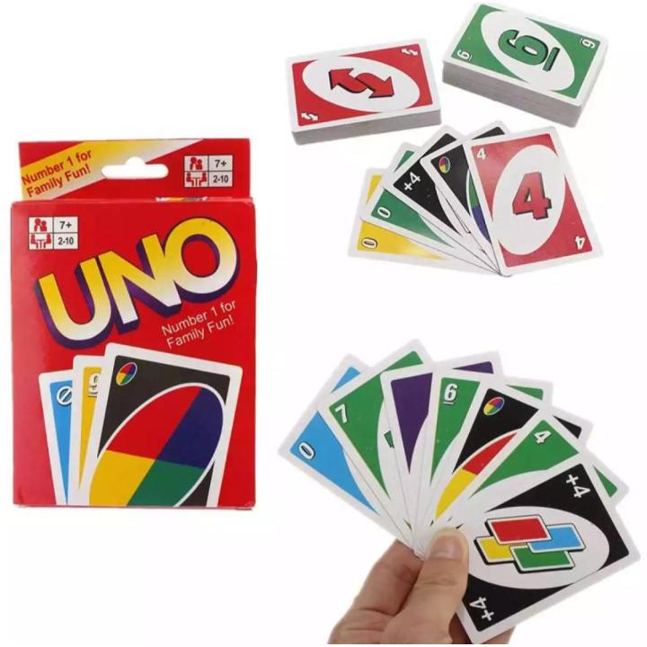 UNO card game/Uno Card Game - Multi Color/Uno Number 1 for Family Fun! Card Game Family Children Friends Playing Fun Cards