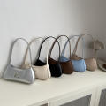 Handbag Chic Bow Pu Leather Shoulder Bag French Design Textured Underarm Bag for Women Evening Casual Party Gift.