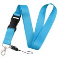 Black Lanyard For Key Chain ID Credit Card Cover Pass Cell Phone Charm Neck Straps Badge Holder Neckband Accessories.