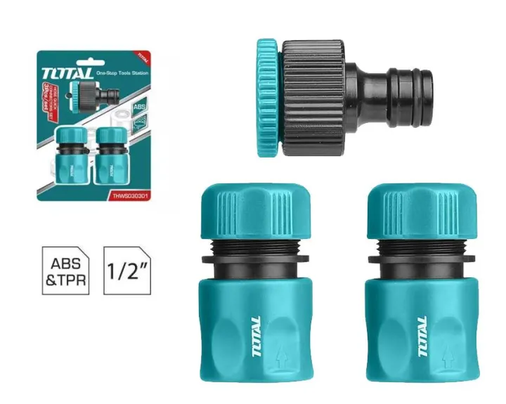 TOTAL%203pcs%20Hose%20Quick%20Connectors%20Set%20(Suitable%20for%20all%20TOTAL%20High%20Pressure%20Washers)%20THWS030301%20-%20Image%205