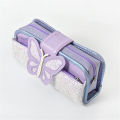 Butterfly Cute Pencil Case Girl Pencil Bag Kawaii Pen Case Gifts for Children Student Pen Bag School Supplies Storage Bag.