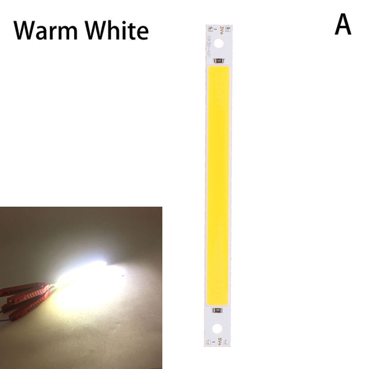 120x10MM 3V 5V LED Bulb COB Strip Chip On Board Warm Cold White Blue Red Green 5W LED Lights For COB Work Lamps Decoration Light