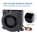 Gdstime 12032 DC 12V 4Pin FG PWM Function Double Ball Bearing 120mm 120x120x32mm 12cm Centrifugal Turbine Cooling Blower Fan.