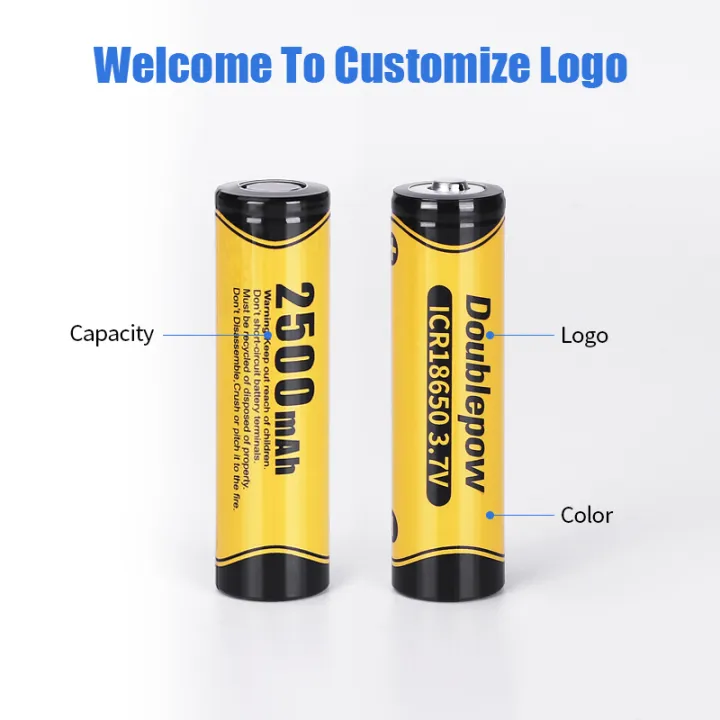 Doublepow%2018650%203.7V%202500mAh%20High%20Capacity%20Lithium-ion%20Rechargeable%20Li-ion%20Battery%20(Point%20Top)%20-%201%20Piece%20-%20Image%203