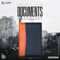 LUXIO Premium Document Organizer Black PU Leather - Legal Size Document Holder, Office File Organizer, PU Leather Document Carrier, Document Storage Bag, Document Folder for Work, School & Home, Durable Stylish Black Document Organizer by LUXIO.