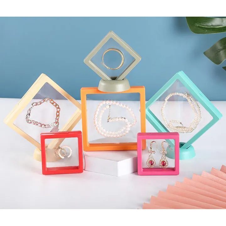 Colorful%203D%20Floating%20Picture%20Frame%20Jewelry%20Display%20Stand%20Storage%20Transparent%20Box%20ANLAN%20-%20Image%202