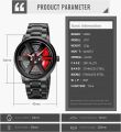 Premium High Quality Skmei Wheel Spinning Watch For Men With Black Color Strap.. 