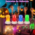 Battery Operated LED Flame Effect Night Lights Flameless Candle Tealights Simulation Flickering Desk Lamp Room Party Bar Decor.