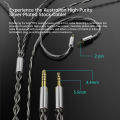 ARTTI T10 HIFI Wired Best In Ear IEMs Earphone 14.2mm Planar Driver Stereo Bass Monitor Headphone with 4.4/3.5mm 0.78 2pin Cable. 