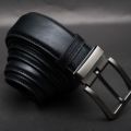 Zays Full-Grain Leather Belt For Men – Anti-Crack, Hand-Stitched, Cut-to-Fit with Luxury Box. 