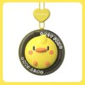 1/2/3PCS Mini Rechargeable Cartoon Animal Hanging Neck Fan USB Portable Leafless Low Noise Small Fan for Summer Students.