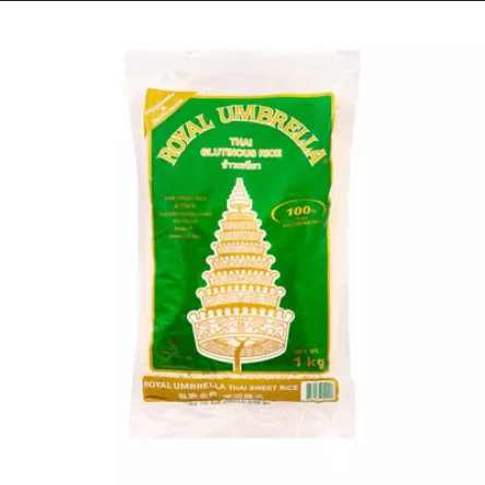 Thai White Glutinus Rice Sticky (Bin) Rice White Binny Rice 1 Kg