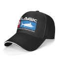 Pelagic Fishing Sandwich Hat Men Outdoor Fishing Cap Fishing Hat Baseball Golf Hunting Cap Fish Bones Snapback Hat for Women Men.