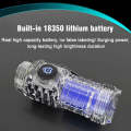 Mini Portable Flashlight Strong Light Rechargeable Super Bright Portable Lighting Long-range Home Tools.