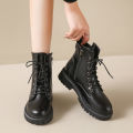 【Li Sheng Strictly Selected】Dr. Martens Boots Women2023New Autumn and Winter Thick Bottom Soft Bottom Vintage Cowhide Ankle Boots【YWD】. 