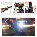 Super Bright 140 Lumen Lights 3 Modes, Special USB Rechargeable Bike Bike Horn and Light 250 DB with Multicology - Cycle Accessories.