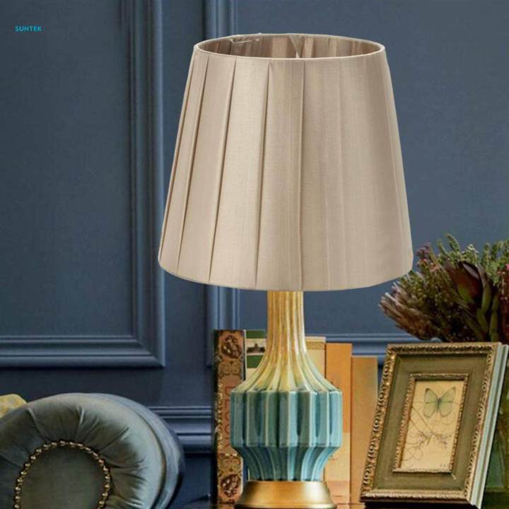 Table%20Lamp%20Shade%20Clip%20on%20Lampshade%20Nordic%20Modern%20Decorative%20Fabric%20Lampshade%20Hanging%20Champagne%20-%20Image%204