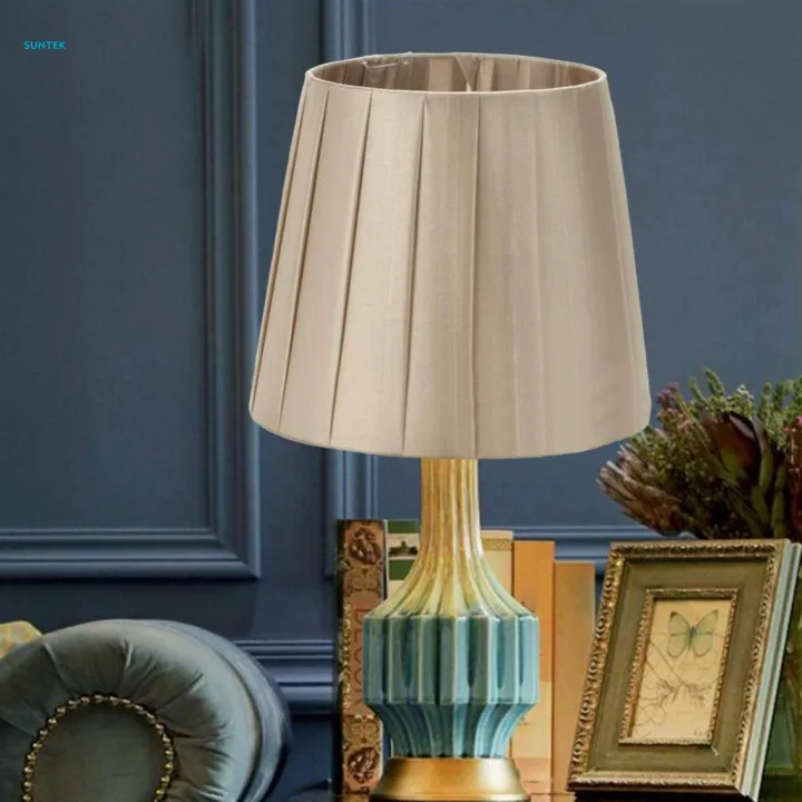 Table%20Lamp%20Shade%20Clip%20on%20Lampshade%20Nordic%20Modern%20Decorative%20Fabric%20Lampshade%20Hanging%20Champagne%20-%20Image%204