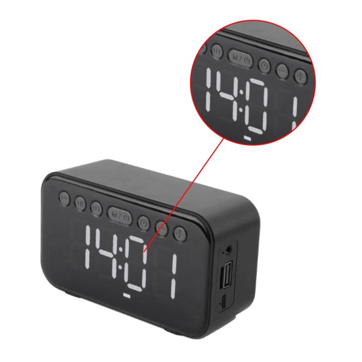 Bluetooth%205.0%20Alarm%20Clock%20Speaker%20Digital%20LED%20LCD%20Display%20Wireless%20Mirror%20Speaker%20for%20Home%20Outdoors%20-%20Image%204