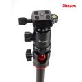 Simpex Professional Aluminium Tripod 540-TM Tripod Cum Monopod with Multipurpose Head for Low Level Shooting, Panning for All DSLR Camera. 