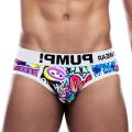 Men Underwear Funny Briefs Underpants Graffiti Panties Jockstrap Low Waist Male Underwear MP223 Wearhouse. 