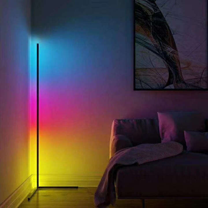 LED strip ambient light creative Nordic living room bedroom minimalist wall corner internet celebrity live broadcast floor lamp