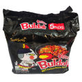 Samyang Buldak Hot Chicken Flavor Ramen Noodles - 5 in 1 family Pack. 