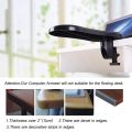 【happy one】Rotating Computer Arm Rest Pad, Ergonomic Adjustable PC Wrist Rest Extender, Desk Attachable Mouse Pad Health Care A.
