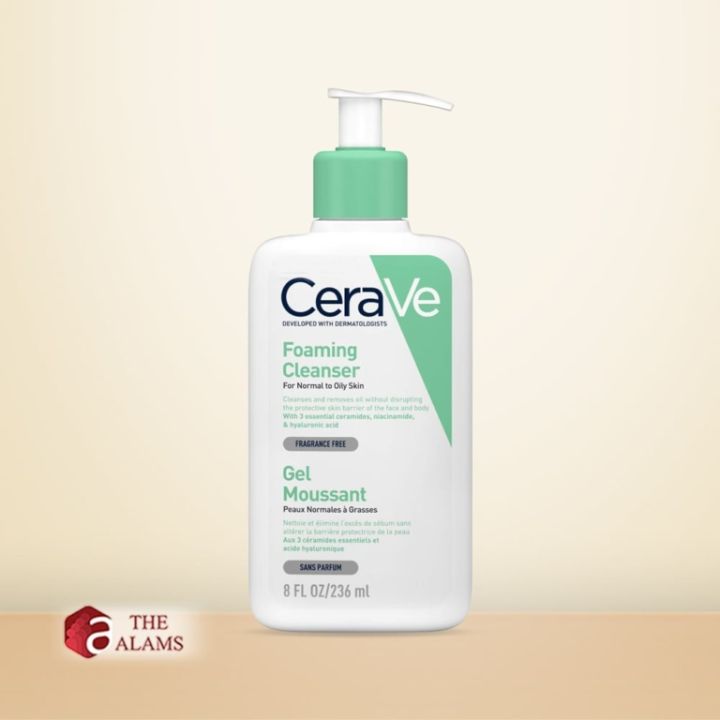 Cerave Foaming Cleanser For Normal To Oily Skin
