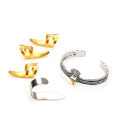 Baoer Guitar Thumb Finger Picks Bracelet Acoustic Folk Guitar Plectrum Electric Guitar Picks Musical Instrument Accessories Adjustable Metal Thumbpicks.