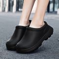 Men Summer Slipper Kitchen Clogs Chef Shoes Work Flip-flop Waterproof Oil-proof Sandal Non-Slip Garden Rubber Slippers For Male.