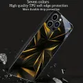 Geometry LED Light Luminous Phone Case For iPhone 15 13 Pro 12 Mini 14 Plus 11 XS Max X XR 8 7 Luxury Circuit Call Glow Shell. 