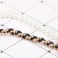 Pearl Bag Strap For Handbag Double Layer Chain Pearl  Lanyard DIY Purse. 