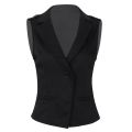 Women's Vests Fashion Womens Slim Fit Suit Vest V-Neck Single Button Sleeveless Formal Blazer West Jackets Office. 