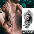 Waterproof Temporary Tattoo Sticker Black Kurama Orochimaru Snake Flash Tattoos Old School Body Art Arm Tatoo Women Men. 