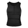 Sauna Waist Trainer Vest for Men Weight Loss Sweat Vest Double Tummy Control Trimmer Belts Neoprene Workout Upper Body Shaper. 